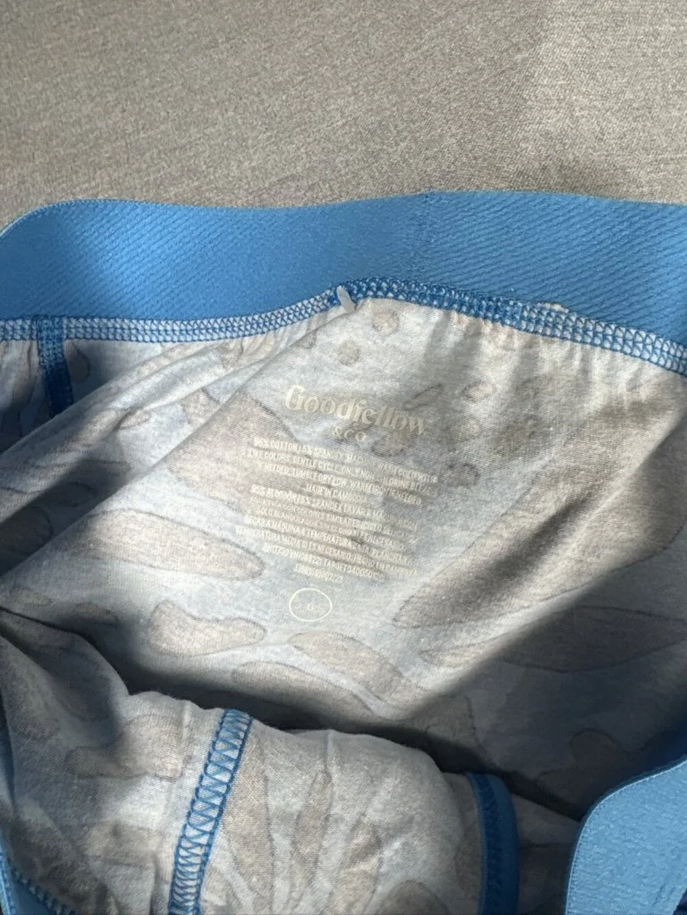 Target Brands Mens Small Trunk Underwear Lot 5 Pack Blue Grey Red S